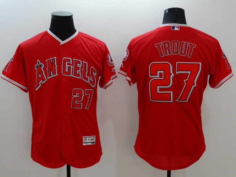 Los Angeles Angels of Anaheim #27 Mike Trout Red 2016 Flexbase Authentic Collection Stitched Jersey,We sell and wholesale Los Angeles Angels of Anaheim #27 Mike Trout Red 2016 Flexbase Authentic Collection Stitched Jersey on line form chian!